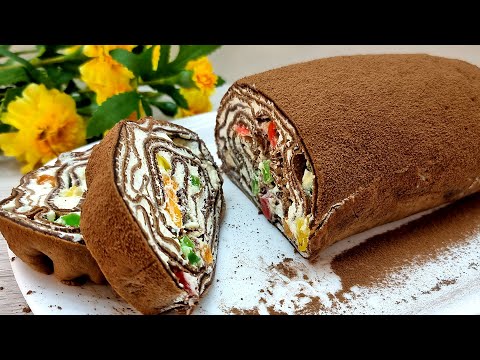 Видео: Торт за 5 минут! Вы будете делать этот торт каждый день, мало кто готовит такие торты!