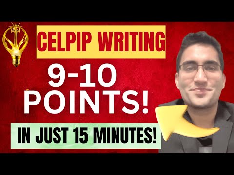 Видео: CELPIP 9-10: написание менее чем за 15 минут! Практическая демонстрация! Контрольный список для 9...