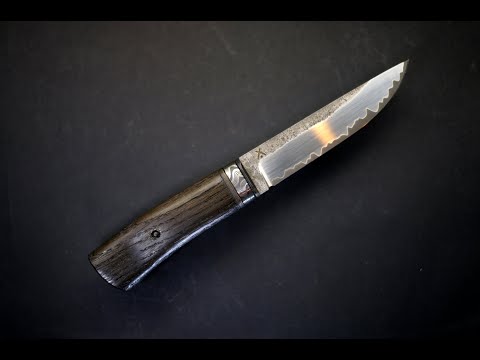 Видео: ПАРЕНСКИЙ нож. Быстрорез Р18, мокумэ, мореный дуб 1500 лет.