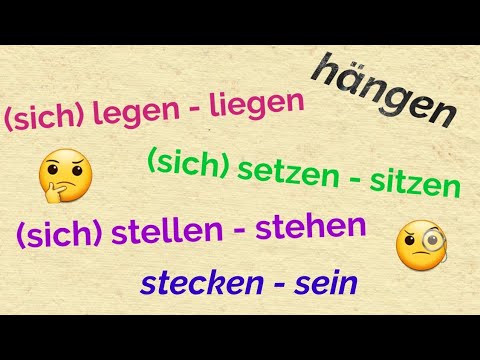 Видео: Двойки немски глаголи с Akkusativ/ Dativ 🤓 (A2, B1)