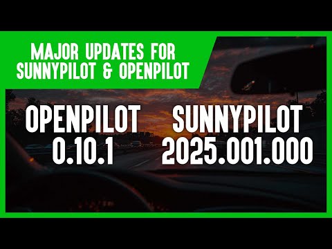 Видео: Переписанный Sunnypilot 2025 и обновления Openpilot 0.10.1: объяснение