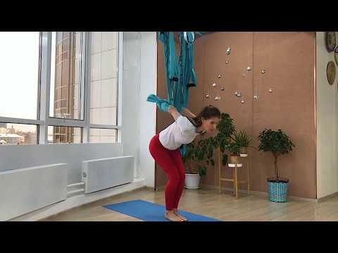 Видео: ФИТНЕС С ГАМАКОМ /FLY FITNES c Алисой Пилясовой #йогавгамаках #флаййога #тренировкадома #гамак