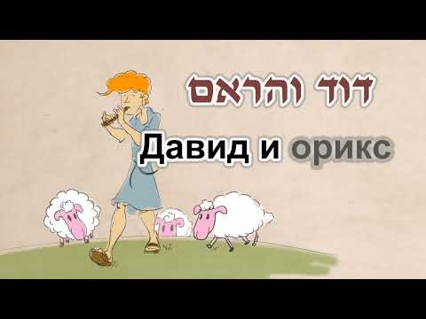 Видео: 📖 Сказки на иврите ♦ ДАВИД И ОРИКС ♦ דוד והראם (текст 👉 иврит-русский + разбор слов)