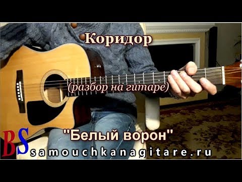 Видео: Коридор - Белый ворон (кавер) Разбор песни на гитаре