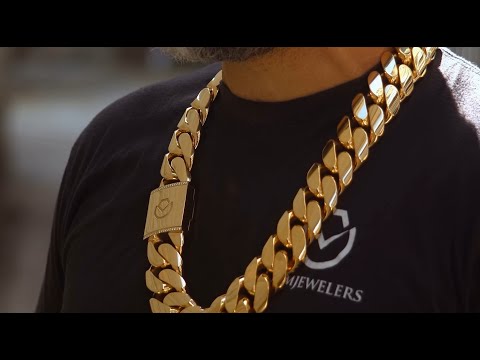 Видео: Как делают золотые кубинские цепочки /Gold Cuban chains | Как это делается