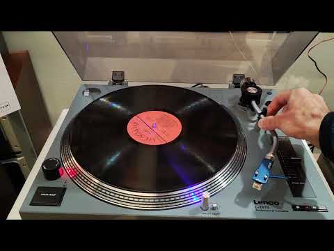 Видео: Lenco L-3810GY (виниловый проигрыватель) на  Trio KA-9006