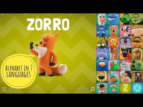 Видео: Говорящая азбука ABC Talking Animals alphabet in 7 languages
