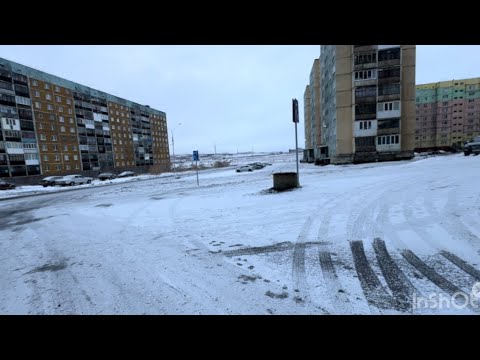 Видео: Норильск. Снег.