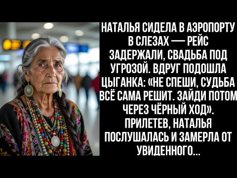 Видео: Наталья плакала в аэропорту из-за задержки рейса, её свадьба срывается. Но цыганка заявила: Не спеши