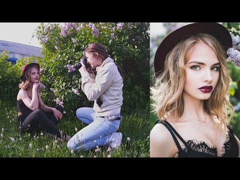 Видео: Фотосессия в  сирени