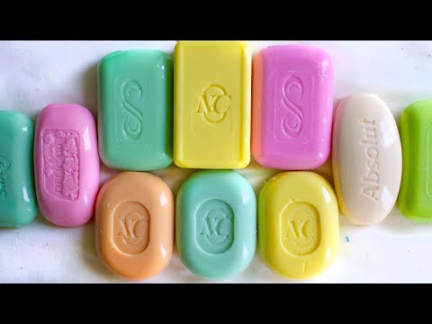 Видео: Резка сухого лакированного мыла🔪. Набор нежного мыла. АСМР расслабление💤