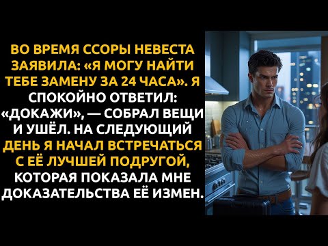 Видео: «Я могу ЗАМЕНИТЬ тебя за 24 часа», — ЗАЯВИЛА НЕВЕСТА. Я ответил «Докажи» и ушёл к её ЛУЧШЕЙ подруге.