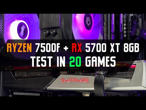 Видео: Ryzen 7500F + RX 5700 XT 8GB TEST IN 20 GAMES | Тест ПК в іграх 2024 рік Full HD | 2K