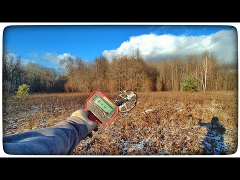 Видео: Зимой на поляне с металлоискателем VANQUISH