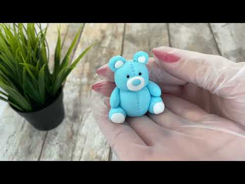 Видео: Мишка из мастики🐻