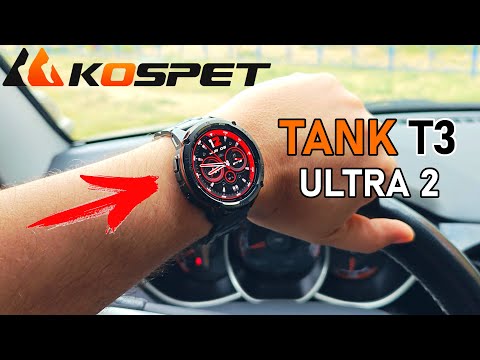 Видео: 💥 НОВИНКА 2025 ⏲ БРУТАЛЬНЫЕ СМАРТ ЧАСЫ Kospet Tank T3 Ultra 2 👉 GPS, AMOLED, Corning Gorilla Glass