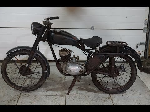 Видео: СОВЕТСКИЙ МОТОЦИКЛ К-55 1956 ГОДА ИЗ САРАЯ.