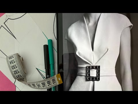 Видео: Моделирование летнего жакета с цельнокроеной стойкой