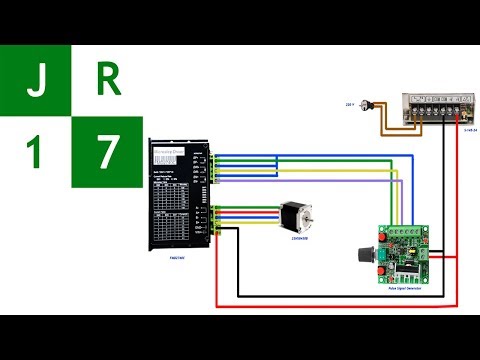 Видео: Шаг 7. Как подключить генератор импульсов к шаговому двигателю.