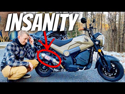 Видео: Действительно ли Honda Navi стоимостью 1800 долларов нуждается в выхлопной системе Yoshimura за 5...