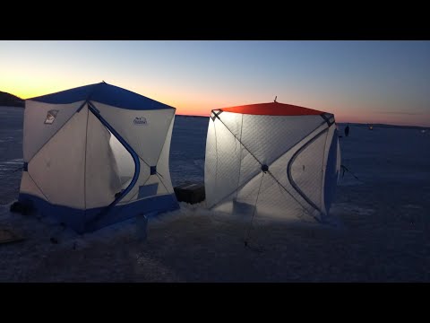 Видео: Закрытие зимнего сезона, озеро Якши, рипус на гирлянду