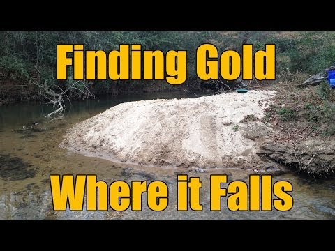Видео: Где в ручьях прячется золото — гравий и внутренние изгибы