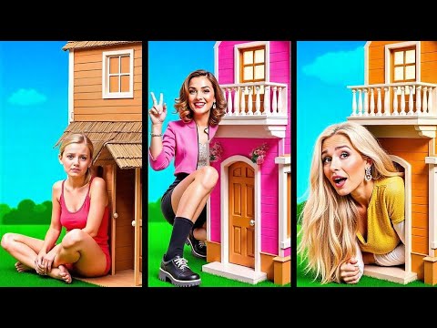 Видео: 🏠 Экстремальное Превращение Дома: Простое vs Шикарное vs Ультра Люкс! ✨ Кто построит лучший дом?