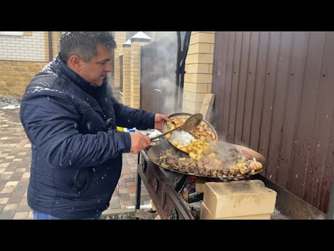 Видео: ДЖЫЗ-БЫЗ или любимое блюдо пастухов /  Садж кебаб из ливера