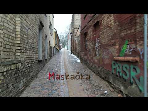 Видео: Maskačka, Rīga / Маскачка, Рига / 4K