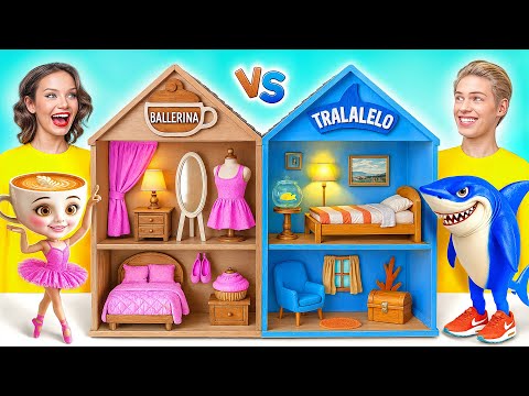 Видео: Строим Удивительный Домик | Балерина Капучина vs Тралалеро Тралала от Multi DO Smile