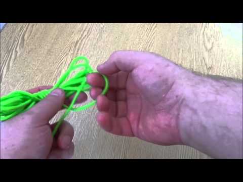 Видео: бухтование растяжек палатки тента