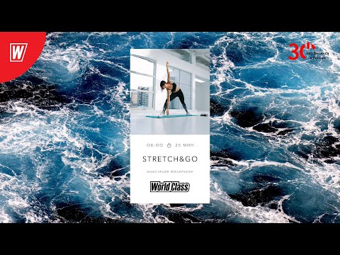 Видео: STRETCH&GO с Анастасией Филипьевой  | 6 июня 2023 | Онлайн-тренировки World Class