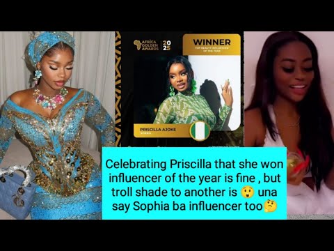 Видео: Поклонники Софии чествуют Присциллу Оджо, которая выиграла награду «Красавица года», и троллят ее👇