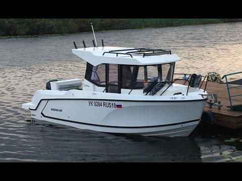 Видео: НОВИНКА 2021: катер  QUICKSILVER 705 Pilothouse