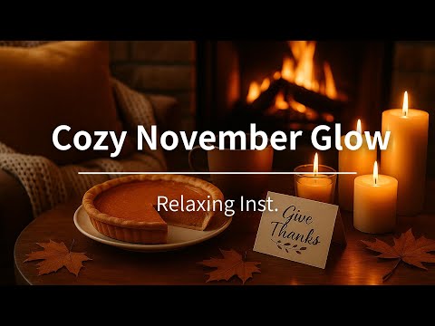 Видео: Cozy November Glow｜1ч Расслабляющая Гитара и Фортепиано – Тёплая Осенняя Музыка для Учёбы и Отдыха