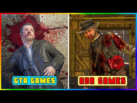Видео: Как умирали главные герои игр GTA и RDR (2002-2025)