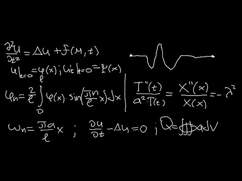 Видео: Задачи на уравнения мат. физики.