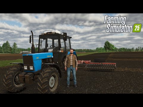 Видео: Farming Simulator 25/ Журавлёво №11/ Прикатка полей и ожидание уборочной