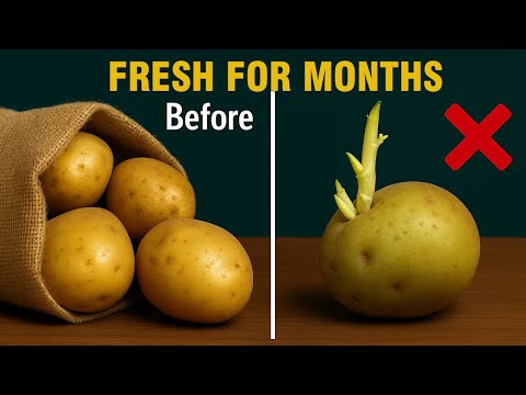 Видео: 5 способов хранить картофель целый год, не давая ему испортиться – фермерский секрет | Советы Энни