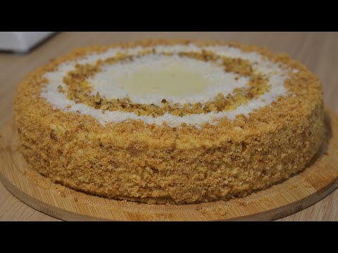 Видео: Изумительный Яблочный ТОРТ "НЕЖНОСТЬ" Рецепт торта Apple Cream Cake. Shortbread cake recipe