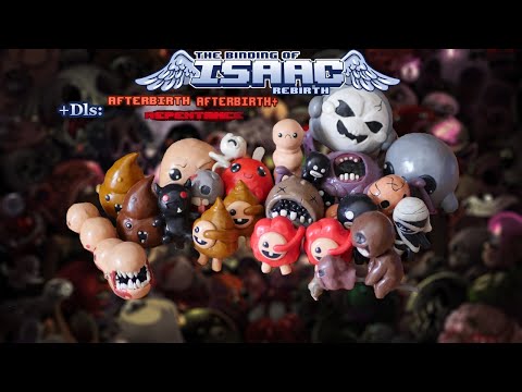Видео: Обзор фигурок The Binding Of Isaac Из Пластилина(Боссы 1 главы)