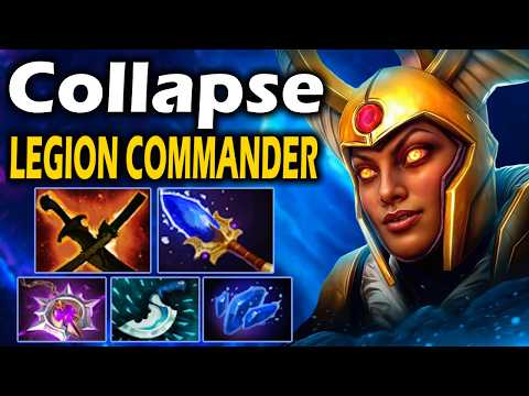 Видео: Коллапс на Легионке, Уничтожил всю Карту! - Collapse Legion Commander 7.37 ДОТА 2