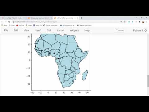 Видео: построение карт с помощью geopandas и matplotlib