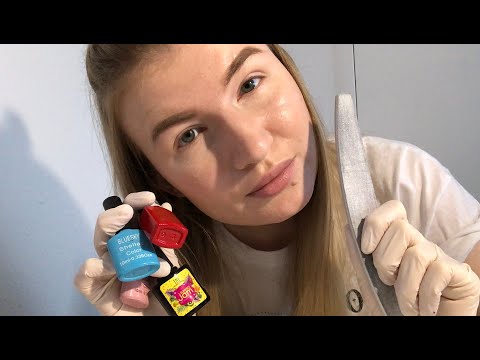 Видео: АСМР Маникюр / Ролевая игра / Manicure role play (ASMR)