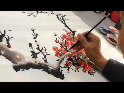 Видео: Класс живописи китайской живописи - первый урок