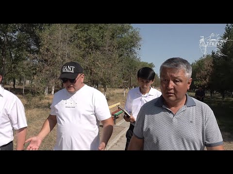 Видео: Талас облусунун башчысы Эрмат Джумаев Манас, Бакай-Ата райондорун кыдырып, тартипти талап кылды