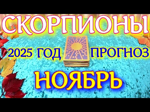 Видео: ГОРОСКОП СКОРПИОНЫ НОЯБРЬ МЕСЯЦ ПРОГНОЗ ТАРОСКОП. 2025 ГОД virgo tarot today