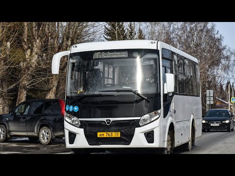 Видео: Vector Next Ам 763 72, маршрут 8а, борт 452 г Ялуторовск 