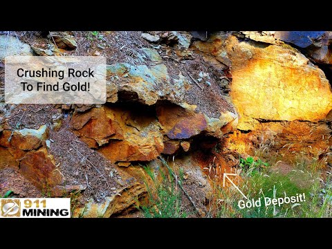 Видео: Находим золото в окисленных конгломератных породах!