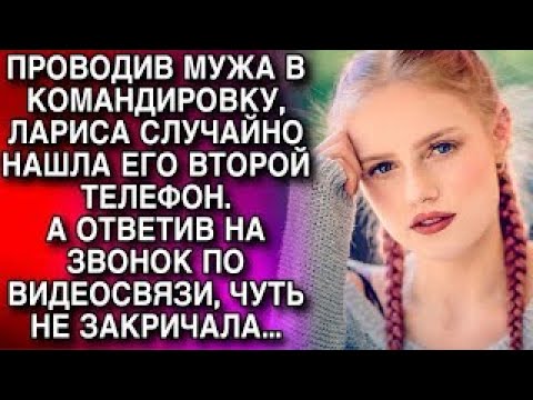 Видео: ПРОВОДИВ МУЖА В КОМАНДИРОВКУ, ЛАРИСА СЛУЧАЙНО НАШЛА ЕГО ВТОРОЙ ТЕЛЕФОН. А ОТВЕТИВ НА ЗВОНОК
